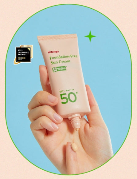 2 X ma:nyo Foundation-Free Sun Cream 50ml from Korea