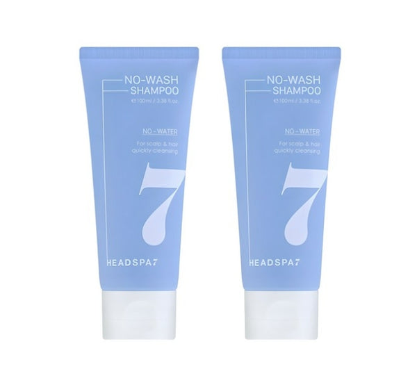 2 x HEADSPA 7 No-wash Shampoo 100ml from Korea