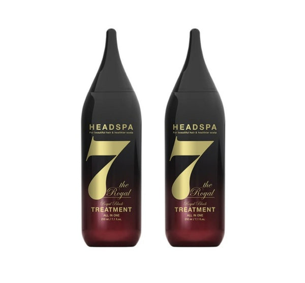 2 x HEADSPA 7 Royal Black Treatment 210ml from Korea