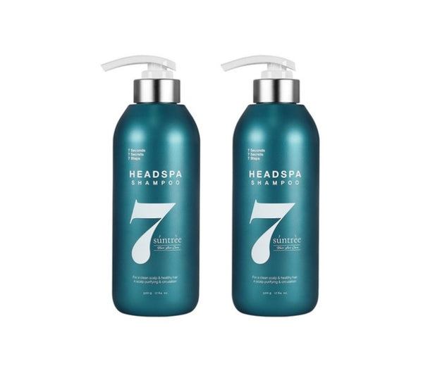 2 x HEADSPA 7 Suntree Shampoo 500g from Korea