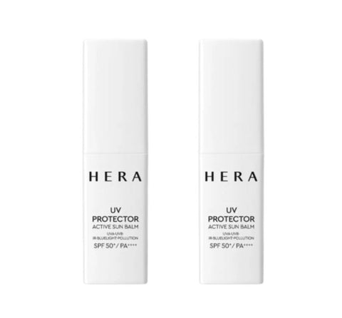 2 x HERA UV Protector Active Sun Balm SPF 50+ / PA++++ 10g from Korea