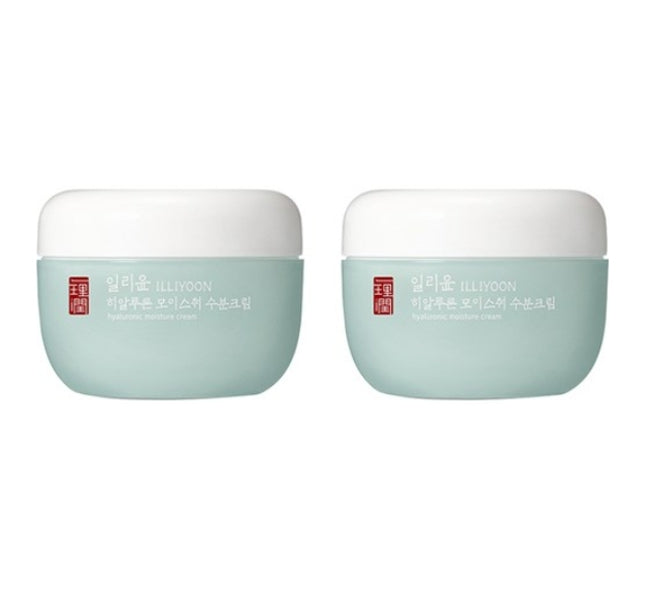 2 x ILLIYOON Hyaluronic Moisture Cream 100ml from Korea