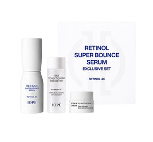 IOPE Retinol Super Bounce Serum 30ml Set (3 Items) Korea_updated