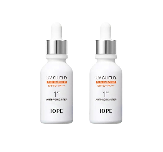 2 x IOPE UV Shield Sun Ampoule 40ml from Korea