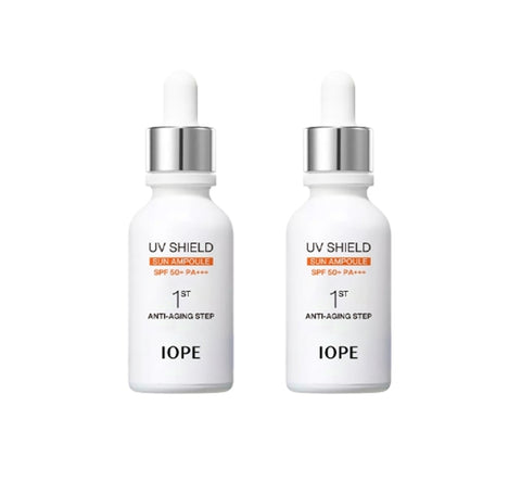 2 x IOPE UV Shield Sun Ampoule 40ml from Korea