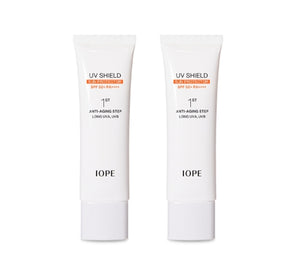 2 x IOPE UV Shield Sun Protector SPF 50+ PA++++ 50ml from Korea