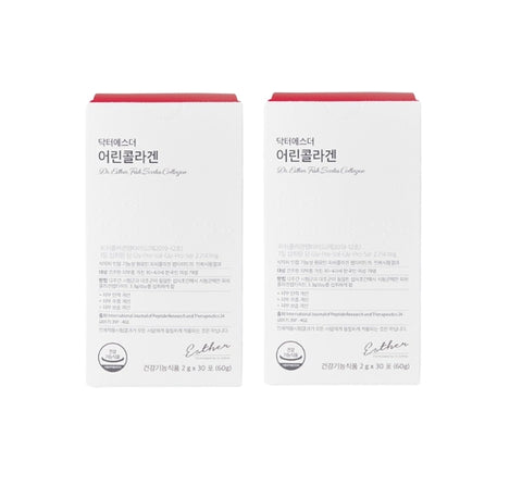 2 X ESTHER FORMULA Korean Fish Scale Collagen, 30 Packets from Korea_KT