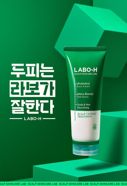 2 x LABO-H Scalp Strengthening Clinic Capsule Treatment Hair Loss Care 220ml from Korea