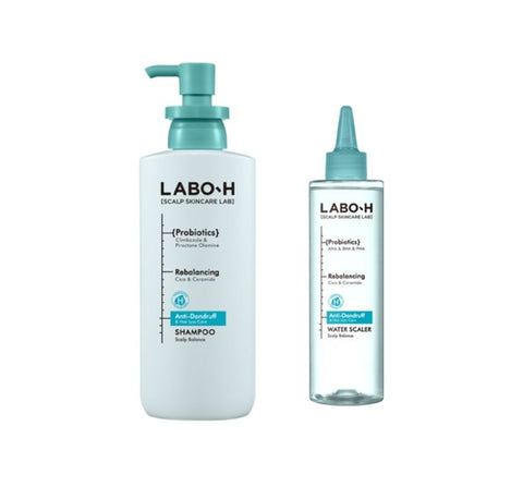 LABO-H Dandruff Clinic Shampoo 400ml + Water Scaler 250ml Hair Loss Care from Korea