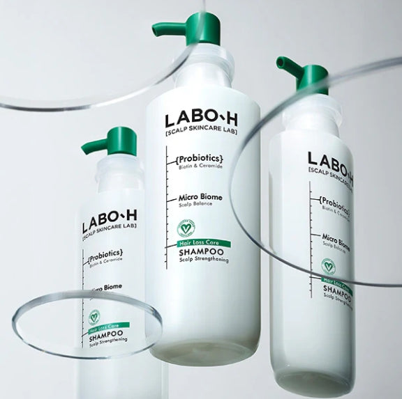 2 x LABO-H Scalp Strengthening Clinic Shampoo Hair Loss Care 400ml from Korea