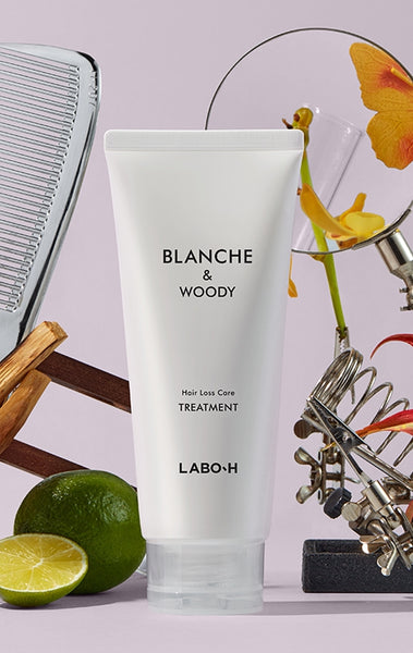 LABO-H Scalp Strengthening Hair Loss Care Blanche & Woody Shampoo 400ml + Treatment 200ml from Korea