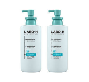 2 x LABO-H Dandruff Clinic Shampoo Hair Loss Care 400ml from Korea