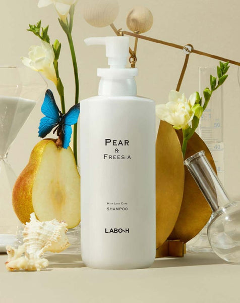 LABO-H Scalp Strengthening Hair Loss Care Pear & Freesia Shampoo 400ml + Treatment 200ml from Korea