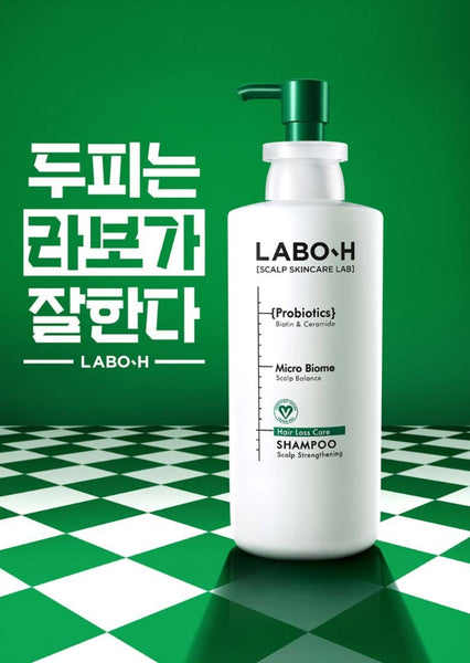 2 x LABO-H Scalp Strengthening Clinic Shampoo Hair Loss Care 400ml from Korea