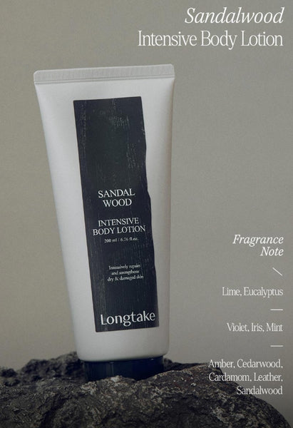 LONGTAKE Sandalwood Intensive Body Lotion 200ml + Hand Cream 50ml from Korea