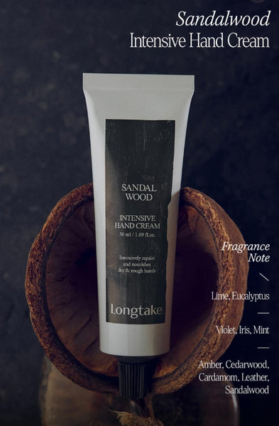 LONGTAKE Sandalwood Intensive Body Lotion 200ml + Hand Cream 50ml from Korea