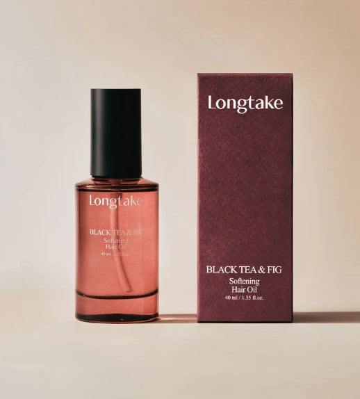 [NEW] LONGTAKE Black Tea & Fig Softening Hair Oil 40ml from Korea