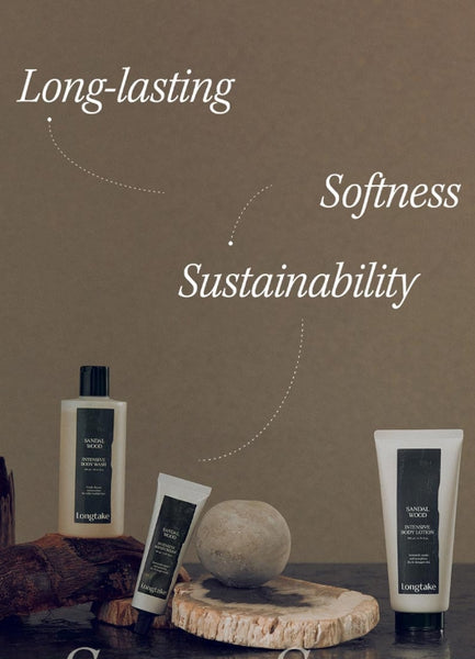 LONGTAKE Black Tea & Fig Softening Body Lotion 200ml + Hand Cream 50ml from Korea