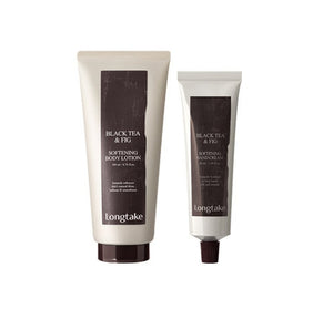 LONGTAKE Black Tea & Fig Softening Body Lotion 200ml + Hand Cream 50ml from Korea