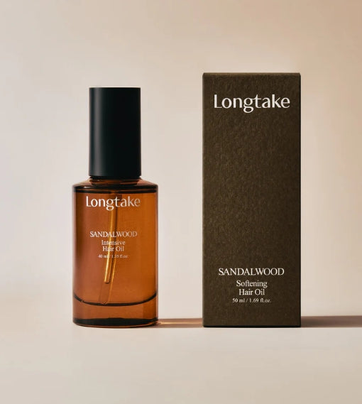 [NEW] LONGTAKE  Sandal Wood Intensive + Black Tea & Fig Softening Hair Oil 40ml from Korea