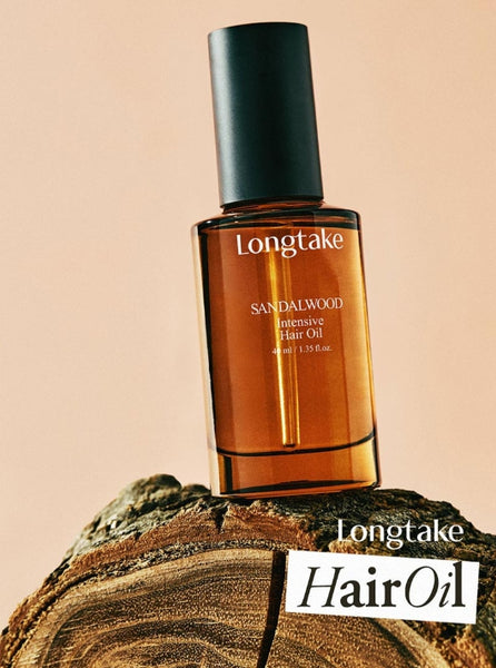 LONGTAKE Sandalwood Intensive Shampoo 300ml + Treatment 200ml + Hair Oil 40ml from Korea