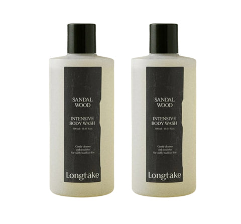 2 x LONGTAKE Sandalwood Body Wash 300ml from Korea