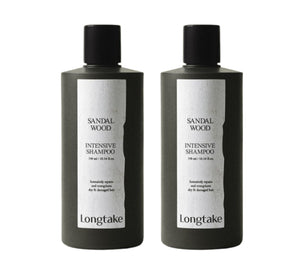 2 x LONGTAKE Sandalwood Intensive Shampoo 300ml from Korea