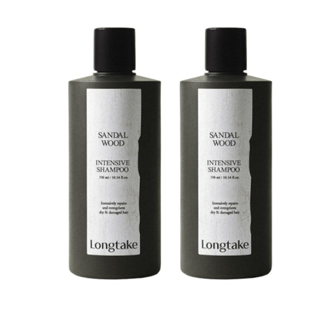 2 x LONGTAKE Sandalwood Intensive Shampoo 300ml from Korea