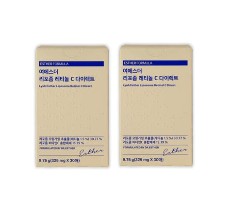 2 X ESTHER FORMULA Liposom Retinol C Direct, 30 Sheets from Korea_KT