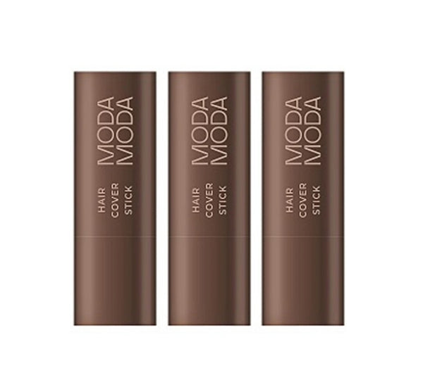 3 x MODAMODA Pro-Change hair Cover Stick #03 Natural Brown 3.5g from Korea