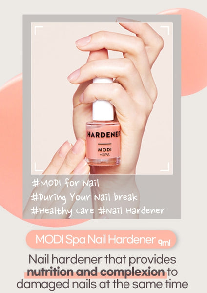 ETUDE MODI Spa Nail Hardener 9ml (2 Colors; Coral, Red) from Korea