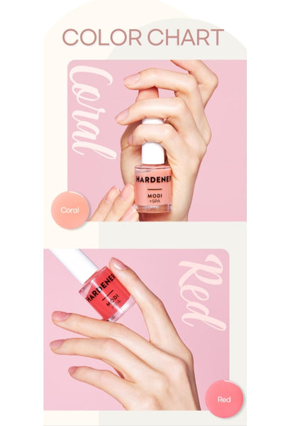 ETUDE MODI Spa Nail Hardener 9ml (2 Colors; Coral, Red) from Korea