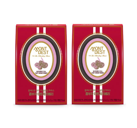 2 X MONTBEST With The Blending House Kombucha Tart Cherry Berry, 10 sticks from Korea_KT