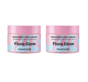 2 x Mamonde  Flora Glow Rose Smoothing Cream 50ml from Korea