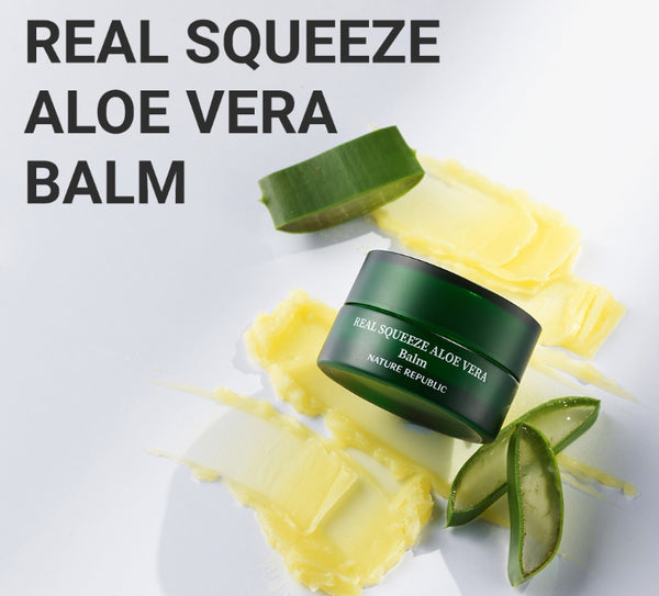 NATURE REPUBLIC Real Squeeze Aloe Vera Balm 25g from Korea