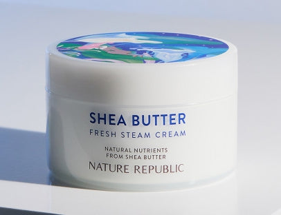 2 x NATURE REPUBLIC Shea Butter Fresh Steam Cream for Combination Skin to Oily Skin 100ml from Korea