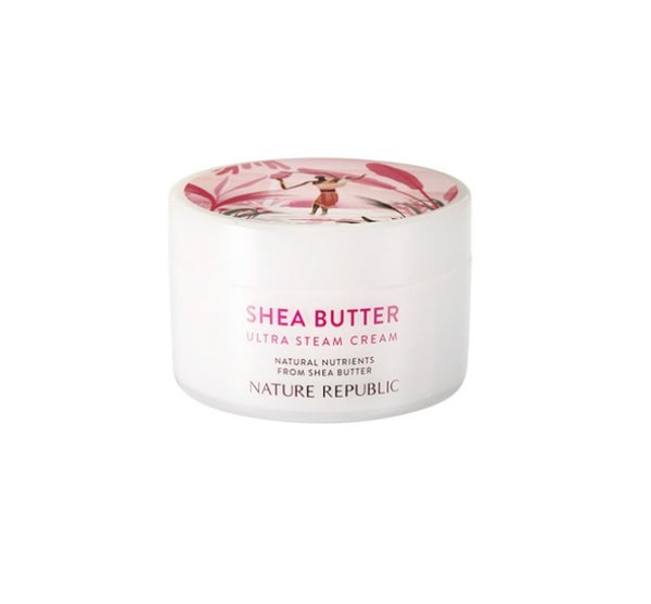 NATURE REPUBLIC Shea Butter Ultra Steam Cream for Severe Dry Skin 100ml from Korea