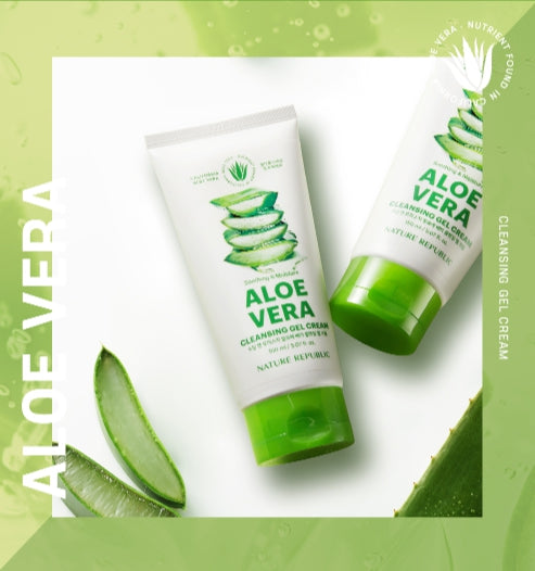 NATURE REPUBLIC Soothing & Moisture Aloe Vera Foam Cleanser 150ml from Korea