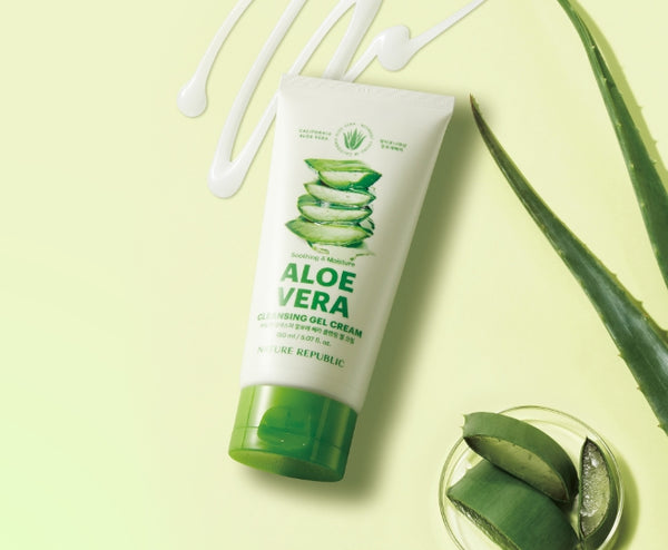 NATURE REPUBLIC Soothing & Moisture Aloe Vera Foam Cleanser 150ml from Korea