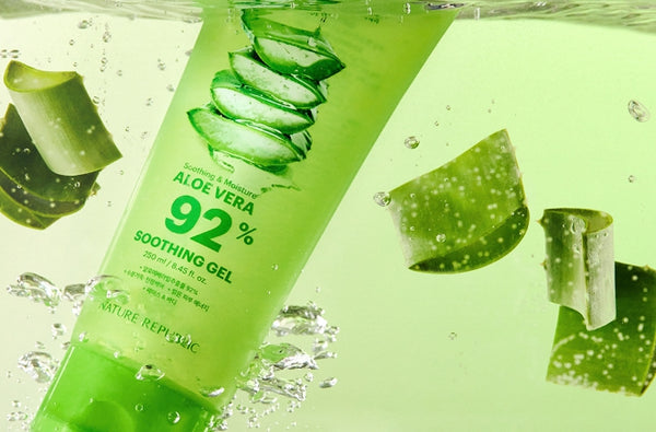 2 X NATURE REPUBLIC Soothing & Moisture Aloe Vera 92% Soothing Gel (Tube) 250ml from Korea