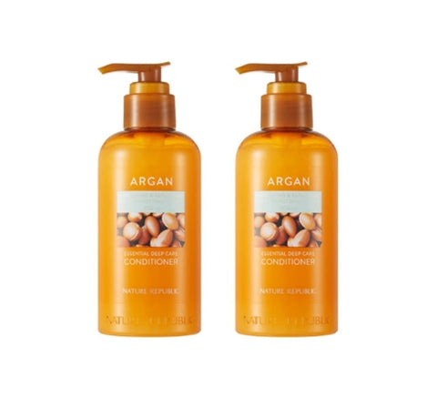 2 x NATURE REPUBLIC Argan Essential Deep Care Conditioner 300ml from Korea