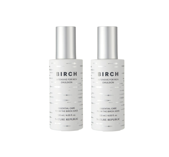 2 X [MEN] NATURE REPUBLIC Birch Intensive For Men Emulsion 120ml from Korea