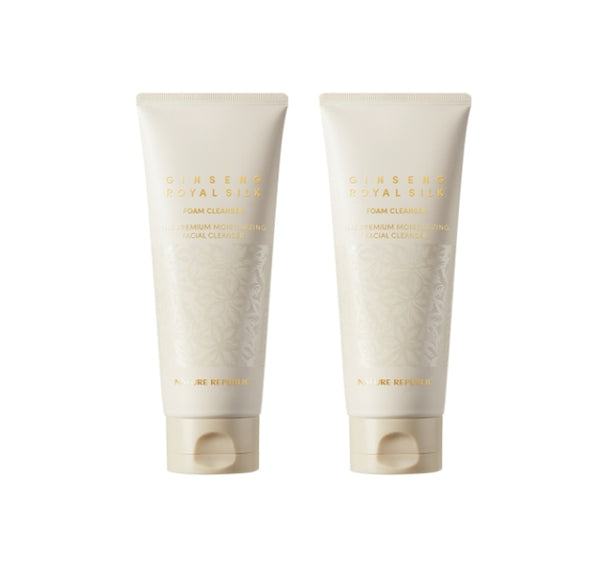 2 x NATURE REPUBLIC Ginseng Royal Silk Foam Cleansing 150ml from Korea