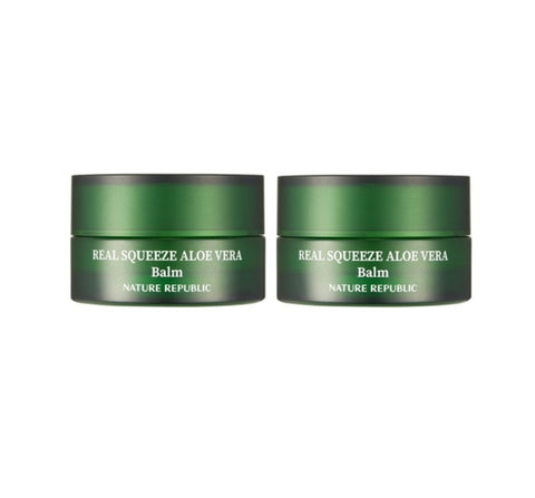 2 X NATURE REPUBLIC Real Squeeze Aloe Vera Balm 25g from Korea