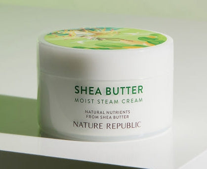 2 x NATURE REPUBLIC Shea Butter Moist Steam Cream for Combination Skin 100ml from Korea