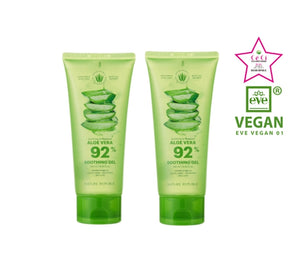 2 X NATURE REPUBLIC Soothing & Moisture Aloe Vera 92% Soothing Gel (Tube) 250ml from Korea