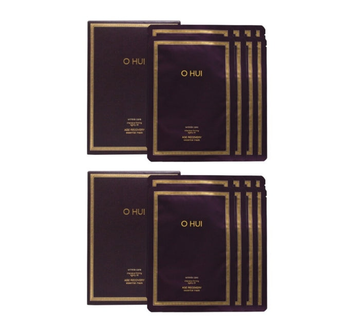 2 x O HUI Age Recovery Essential Mask Pack (8ea) from Korea