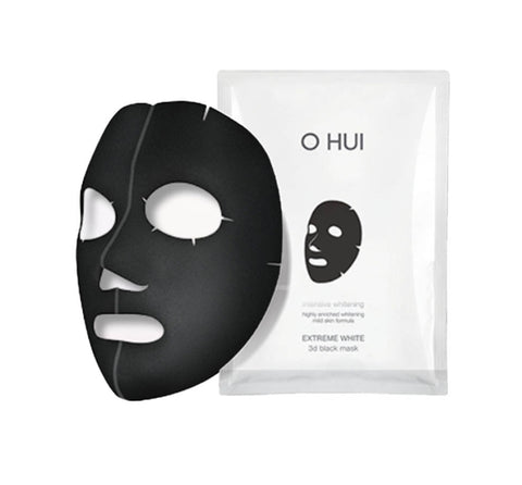 O HUI Extreme White 3D Black Mask (6ea) from Korea