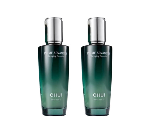 2 x O HUI Prime Advancer De-aging Emulsion 130ml from Korea