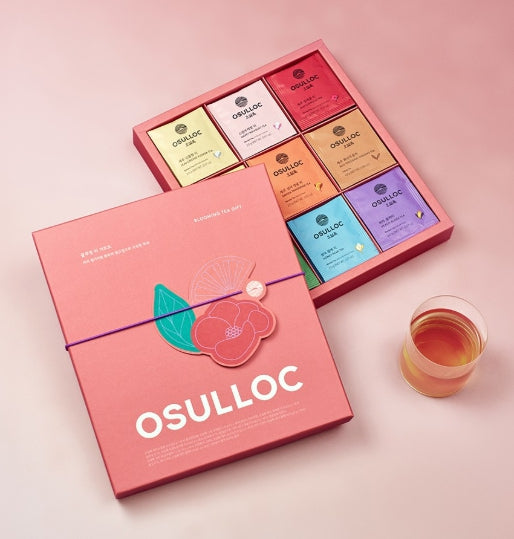 Osulloc Blooming Tea Gift Set, 36 tea bags (9 Flavors X 4ea), from Korea_KT